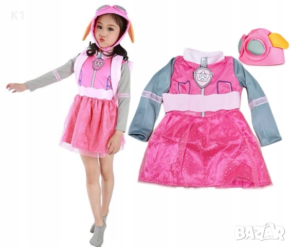 Костюм Скай Пес Патрул/Paw Patrol костюм кученце, снимка 3 - Детски комплекти - 52302098