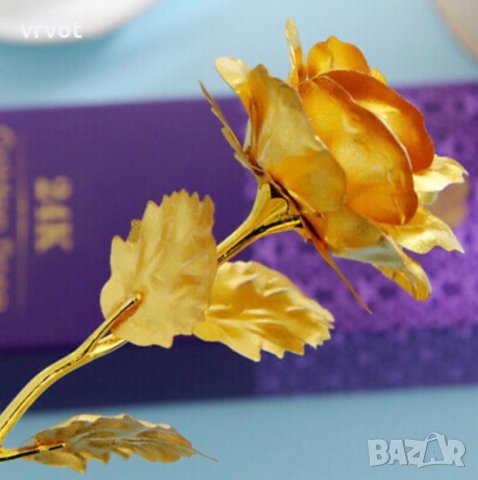 Уникални златни рози за всеки повод -Свети Валентин, рожден ден, 8-ми март или имен ден., снимка 7 - Романтични подаръци - 28277491
