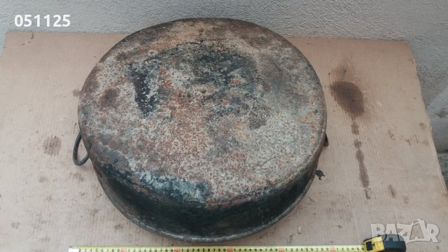 стара масивна кована тава за лютеница, агнета и др. , снимка 17 - Антикварни и старинни предмети - 38015279