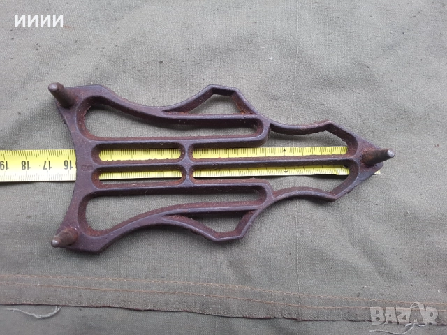 Скара за ютия на жар 4, снимка 2 - Антикварни и старинни предмети - 52379079