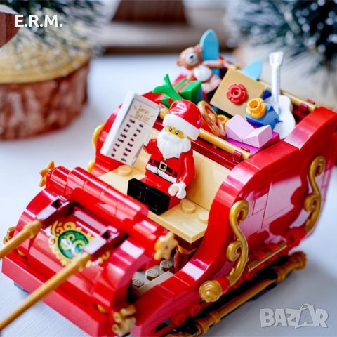 Lego 40499 Шейната на Дядо Коледа Santa`s Sleigh – SEASONAL, снимка 6 - Колекции - 43163444