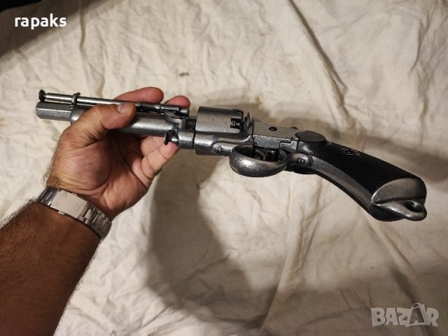 Конфедерален граждански военен револвер LeMat. Реплика на пистолет с барабан , снимка 4 - Бойно оръжие - 21489340