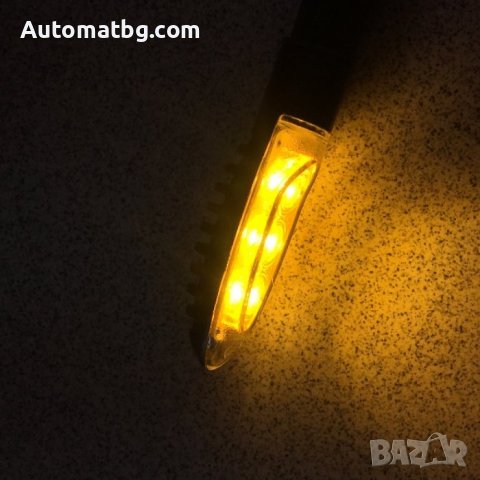 Комплект мигачи Automat, Диодни светлини, 2бр, 1928, Черен, снимка 2 - Аксесоари и консумативи - 40692737