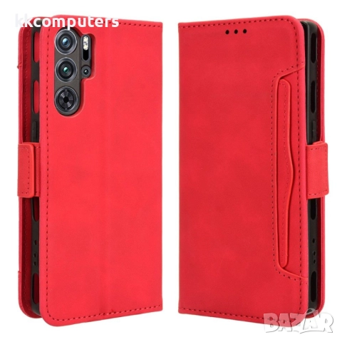 Калъф с протектор за ZTE nubia Red Magic 9 Pro / 9 Pro+ 5G – кожен портфейл калъф със слот за карти,, снимка 5 - Калъфи, кейсове - 52537223