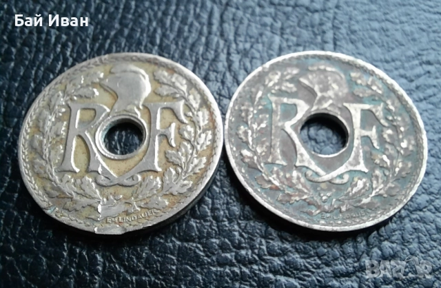 Стара монета 10 сантима 1926 г. и 1929 г.Франция - топ !, снимка 14 - Нумизматика и бонистика - 42201842