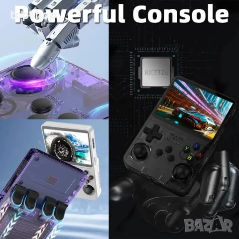 XIXIMENG R36S Ретро Игрова Конзола 64GB 15000 Игри Нова 3.5-инчов IPS Ретро Видео Игра, снимка 4 - Nintendo конзоли - 51563009