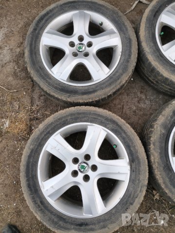 Оригинални Лети Джанти Шкода Октавия 2003г  16 цола, снимка 3 - Гуми и джанти - 26034387