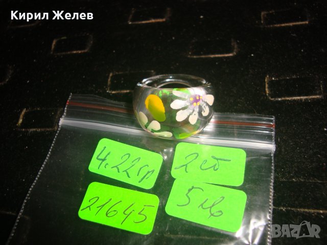 ВИНТИДЖ АРТ ФЛОРАЛЕН ПРЪСТЕН 21645, снимка 2 - Пръстени - 32537863