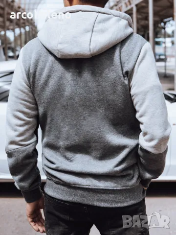 Мъжки суичър с цип, 3цвята , снимка 4 - Суичъри - 47400560