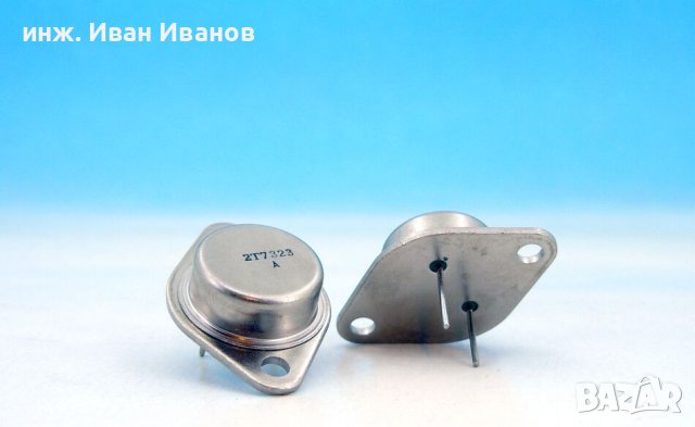 2Т7323 - Мощен Високоволтов Дарлингтон npn транзистор, аналог на BU323: 500V/350V, 10A , 175W, 4MHz, снимка 1