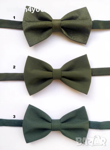 НОВА ПАПИОНКА ЦВЯТ МЕНТА. БУТИКОВИ ЗЕЛЕНИ ПАПИОНКИ. ИЗРАБОТКА В ЦВЯТ ПО ЖЕЛАНИЕ, снимка 16 - Други - 36515034