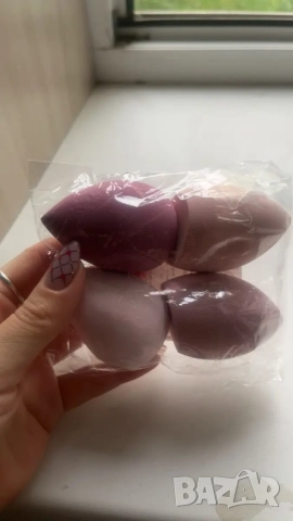 Комплект от 4 бр. тампони за нанасяне на грим 