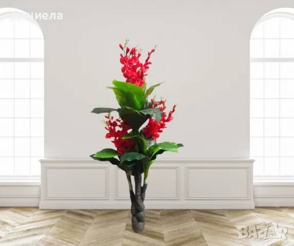 Изкуствено цвете,1.7 метра, снимка 3 - Декорация за дома - 49813062