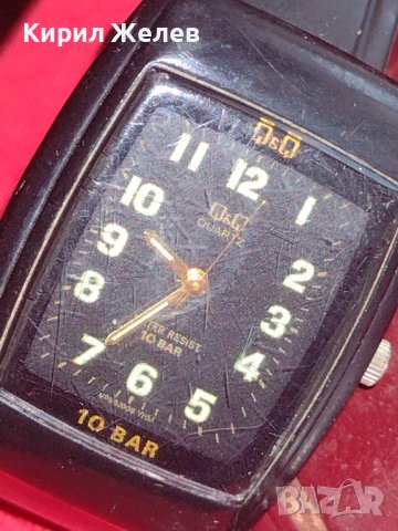 Унисекс часовник Q/Q WATER RESISTANT 10 bar неонови цифри 42784, снимка 3 - Дамски - 43743487