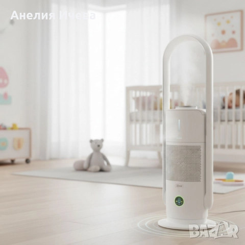 Djive Flowmat Arc 3в1 -овлажнител,пречиствател и вентилатор , снимка 3 - Вентилатори - 51936283