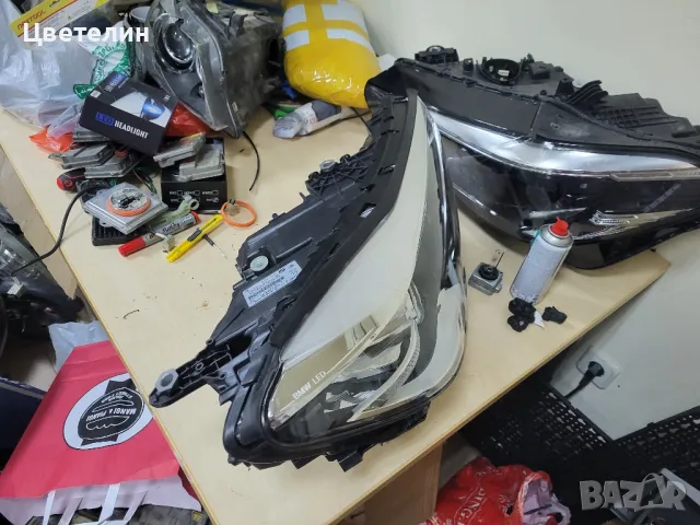 Десен фар BMW G11 G12 USA LED desen far farove бмв г11 г12 лед, снимка 6 - Части - 47932124