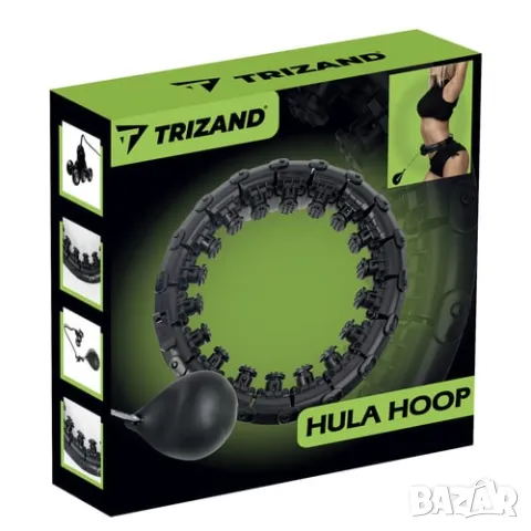 Обръч за отслабване Hula Hoop масажор с тежест , снимка 2 - Масажори - 48695700