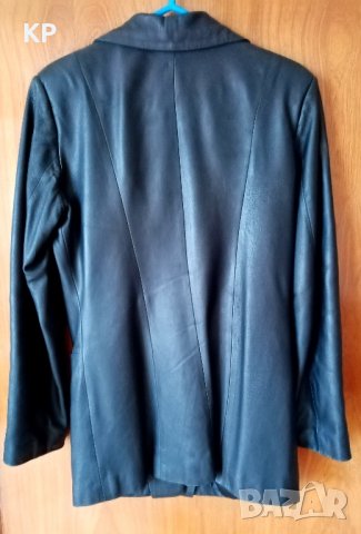 Дамско елегантно сако естествена кожа L размер , снимка 2 - Сака - 43851230