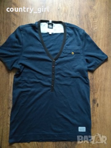 g-star tailored v granddad t - страхотна мъжка тениска, снимка 5 - Тениски - 28886027