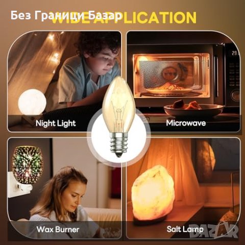 Нов комплект 2 броя  E14 7W Димируема Крушка - Топло Бяла, за Уреди, снимка 6 - Крушки - 43361913