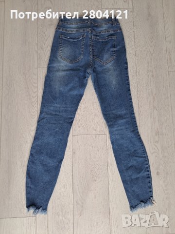 Тъмносини дамски дънки, снимка 2 - Дънки - 40854143