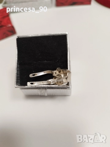 Сребърни обеци , снимка 3 - Обеци - 52965994