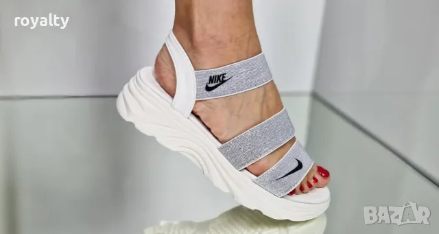 Nike дамски сандали с брокат , снимка 4 - Сандали - 50364839