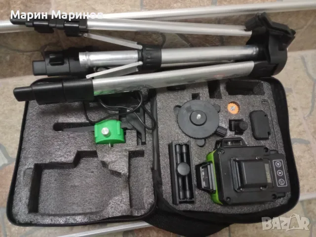 Лазерен нивелир , снимка 2 - Измервателни инструменти - 49665060