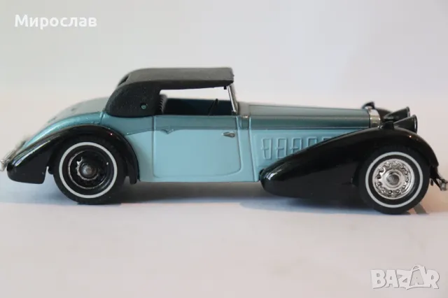 1/43 MATCHBOX HISPANO SUIZA 1938 КОЛИЧКА РЕТРО МОДЕЛ, снимка 4 - Колекции - 50241144
