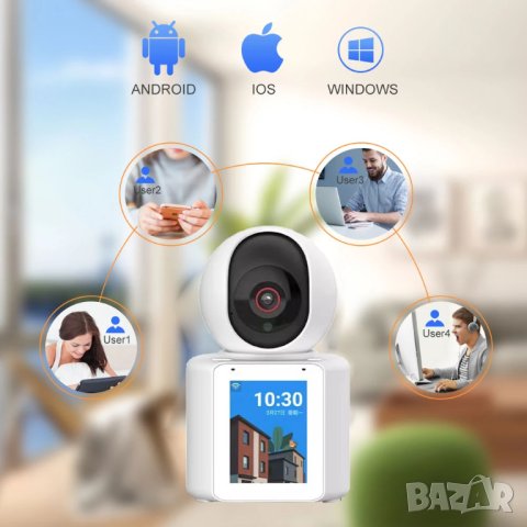 КАМЕРА ROBOT C31 С ДИСПЛЕЙ FULL HD LYLU, снимка 4 - Камери - 43832484