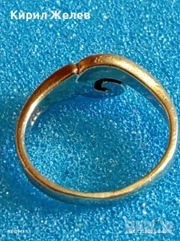 Модерен сребърен пръстен стил и елегантност 34027, снимка 5 - Пръстени - 52651195