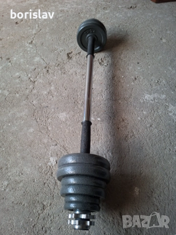 Щанга, снимка 2 - Фитнес уреди - 52134286