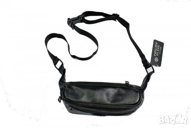 Philipp Plein бурсетка паласка естествена кожа H22, снимка 3 - Чанти - 27944061