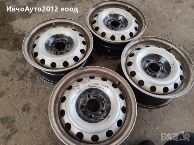 Метални джанти 15 Citroen jumpy Peugeot Expert , снимка 2 - Гуми и джанти - 52373589
