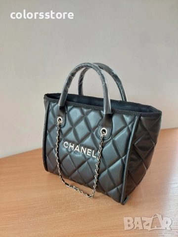 Черна луксозна чанта  код DS-A323, снимка 3 - Чанти - 42995115