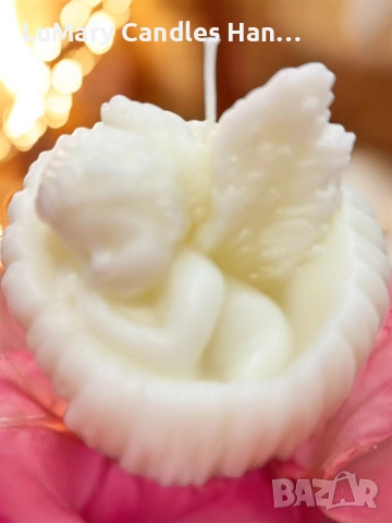 Свещ “ Ангелска светлина”, снимка 2 - Декорация за дома - 53225018