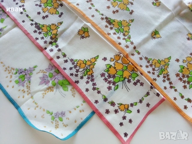 Стари,неупотребявани носни кърпи 2, снимка 4 - Колекции - 50682512