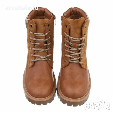 Дамски боти с връзки, 4цвята , снимка 11 - Дамски боти - 47683447