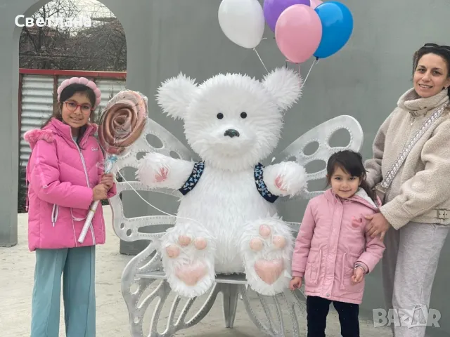 Намалена! Декоративна голяма мечка с близалка, снимка 9 - Други - 49160430