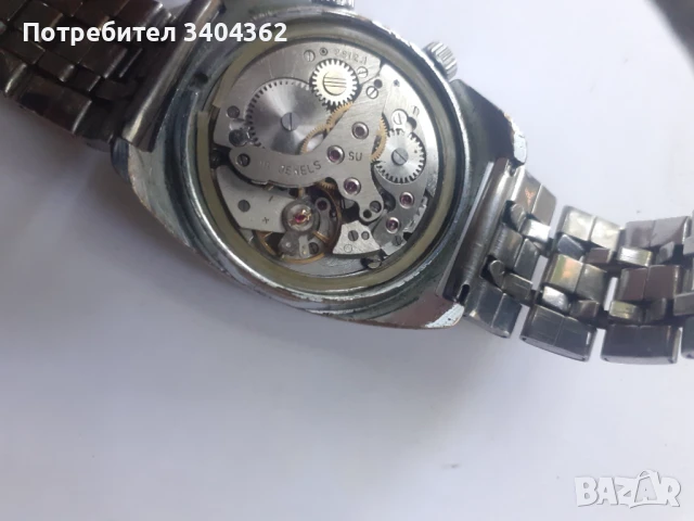 Мъжки механичен часовник Полет - звънец, снимка 6 - Антикварни и старинни предмети - 50667074