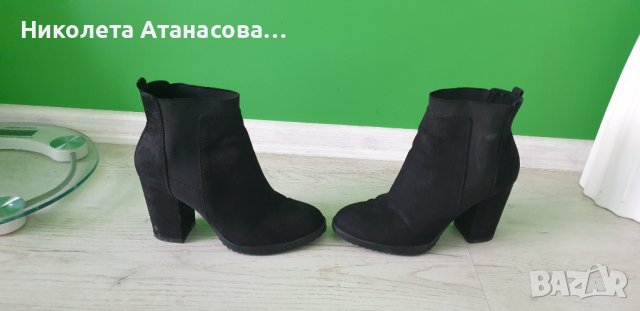 Боти черни, снимка 3 - Дамски боти - 43558197