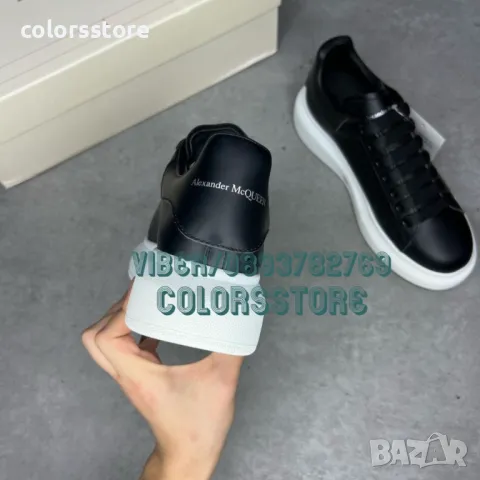 Мъжки черни кецове  Alexander McQueen кодBR415, снимка 2 - Кецове - 37128788