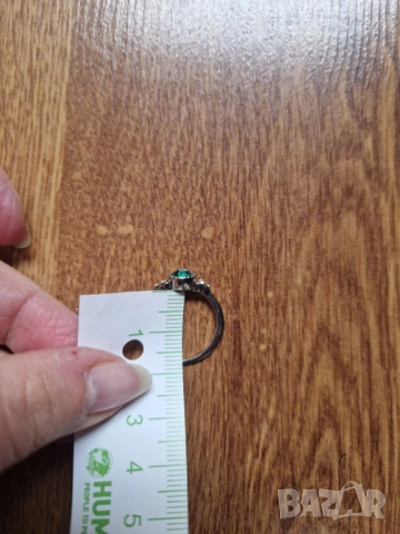 ПРОМОЦИЯ! ДВА ЗА ЕДИН пръстени със зелени камъни, снимка 5 - Пръстени - 52398681