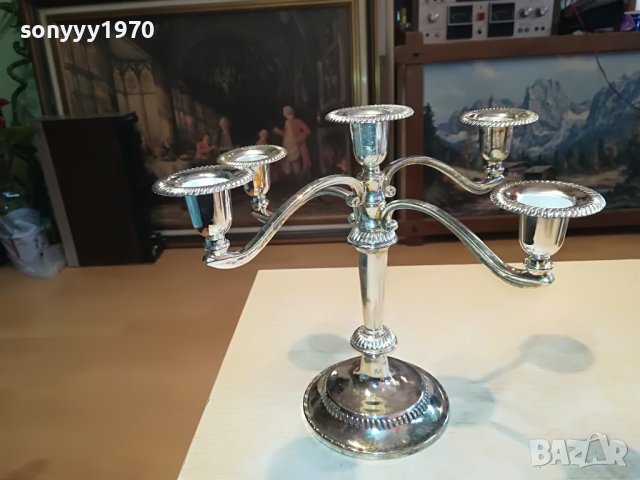 КРАСИВ СВЕЩНИК ОТ ФРАНЦИЯ 2503231913, снимка 4 - Антикварни и старинни предмети - 40134132