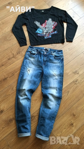 Дамски еластични дънки, снимка 3 - Дънки - 52011446