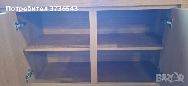 Шкаф / комод 170×45×79.5 см – масив дъб, 3 врати, снимка 6 - Шкафове - 53154708