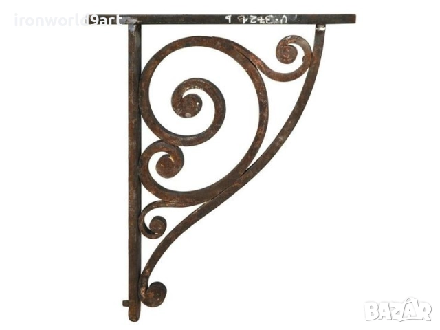 Конзоли , рафтодържачи стойки и ъгли за рафтове , етажерки,мивки,фенери,саксииот ковано желязо, снимка 10 - Други стоки за дома - 52499781