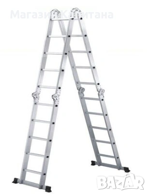 Мултифункционална стълба 4х5 стъпала 6,70см. раб. височина