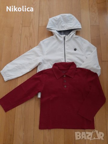 Детско яке ZARA,блузки FERRARI,Calvin Klein,H&M за 5-6 г.момче , снимка 2 - Детски комплекти - 28191225