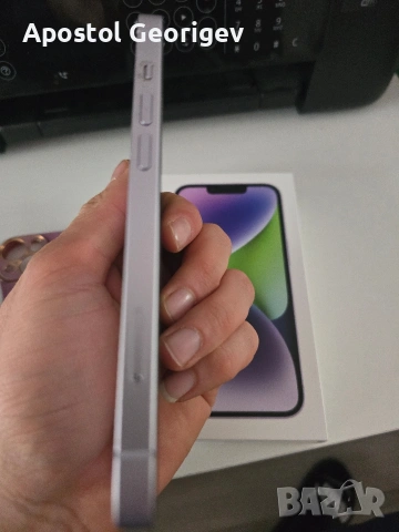 iPhone 14 128GB – Лилав – Отлично състояние, снимка 4 - Apple iPhone - 53513089